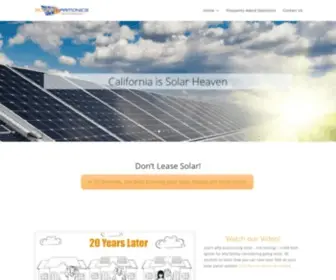 Solarharmonics.com(Solar Energy Company) Screenshot