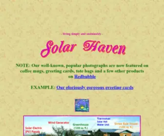 Solarhaven.org(Solar Haven) Screenshot