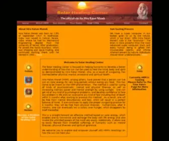 Solarhealing.com(Solar Healing Center) Screenshot