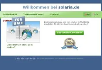 Solaria.de(Steht zum Verkauf) Screenshot