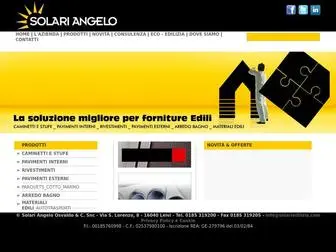 Solariedilizia.com(Forniture edili) Screenshot