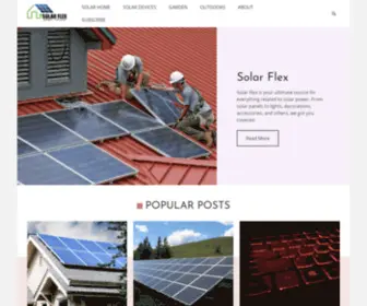 Solariflex.com(Solar gadget reviews) Screenshot