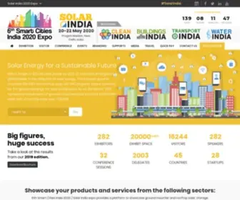 Solarindiaexpo.com(Solar India) Screenshot