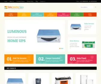 Solarinverterguru.com(Solar Inverter Guru) Screenshot