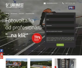 Solarinvest.cz(Fotovoltaika) Screenshot