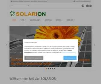 Solarion.ch(Photovoltaik) Screenshot