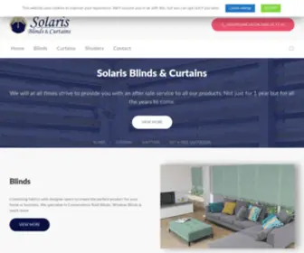 Solarisblinds.ie(Solaris Blinds & Curtains) Screenshot