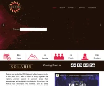 Solarisiimu.com(The Annual Management Fest of IIM Udaipur) Screenshot