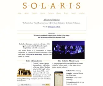 Solarismusic.org(The Solaris Project) Screenshot