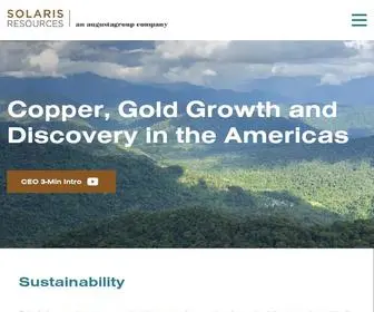 Solarisresources.com(Solaris Resources) Screenshot