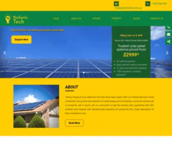 Solaristech.com.au(Solar company) Screenshot