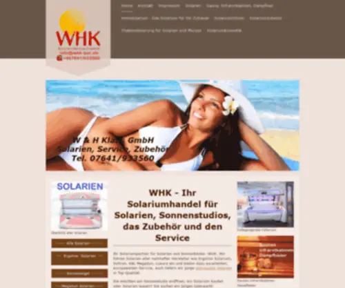 Solarium-Fachbetrieb.de(Solarien und Solarium Fachhandel) Screenshot