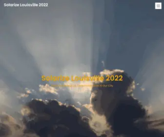 Solarizelouisville.com(The Sun Is Rising On Community Solar In Our City) Screenshot