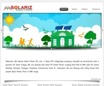 Solarizgreenpower.com(Solariz Green Power) Screenshot