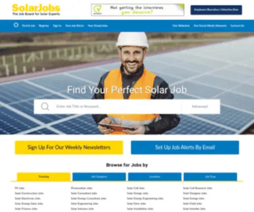 Solarjobsuk.com(Solar Jobs) Screenshot