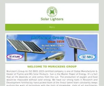 Solarlighters.com(Solar LED Street light) Screenshot
