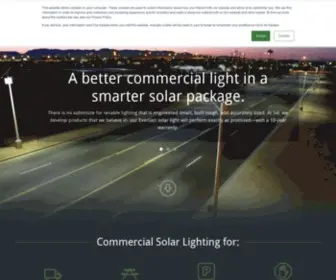 Solarlighting.com(Solar Powered Commercial and Industrial LED Lighting) Screenshot