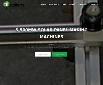 Solarmakingmachine.com(Looking for Solar Panel Production Line) Screenshot