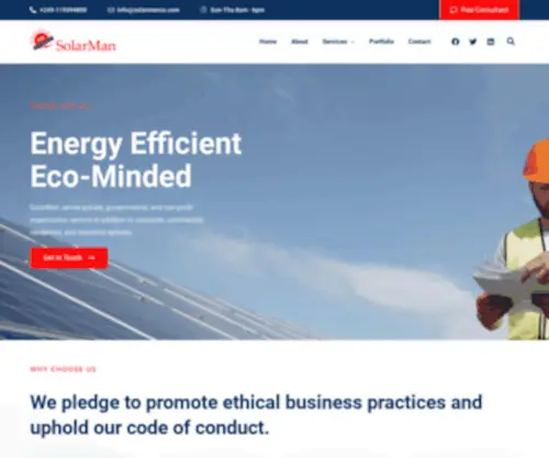Solarmanco.com(SolarMan Company) Screenshot