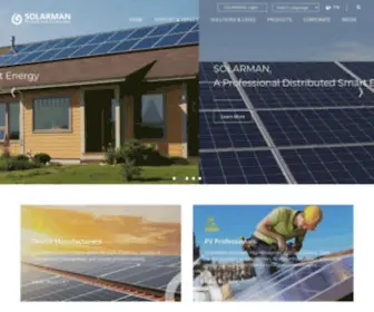 Solarmanpv.com(Solar Monitoring/Energy Monitoring and Management Solutions Provider) Screenshot