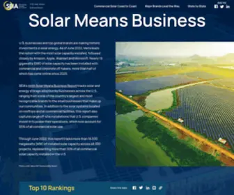 Solarmeansbusiness.com(Solar Means Business) Screenshot