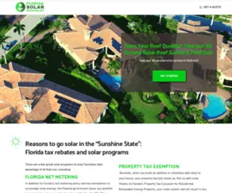 Solarmyhomeflorida.com(Florida Solar Specialist) Screenshot