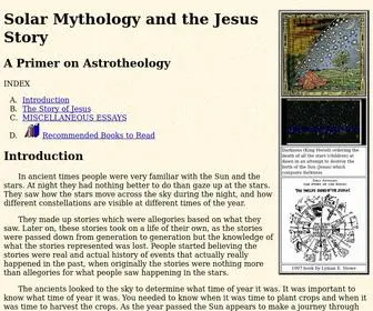 Solarmythology.com(Solar Mythology and the Jesus Story) Screenshot