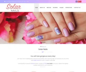 Solarnailsdurham.com(Solar Nails) Screenshot