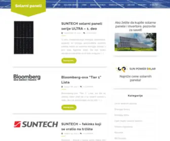 Solarnipaneli.org(Solarni paneli) Screenshot