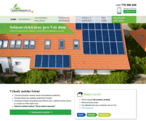 Solarnireseni.cz(Fotovoltaické) Screenshot