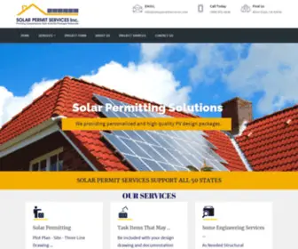 Solarpermitservices.com(Solar Permit Services) Screenshot