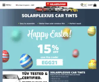 Solarplexius.com(Solarplexius car tint protection) Screenshot