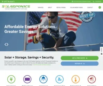 Solarponics.com(Sustainable Energy Systems) Screenshot
