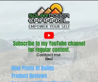 Solarpowerchannel.co.uk(Home) Screenshot