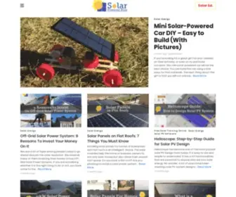 Solarpoweredblog.com(Solar Powered Blog) Screenshot