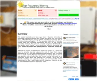 Solarpoweredhome.co.uk(DIY Solar Powered Home) Screenshot