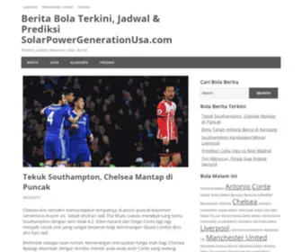 Solarpowergenerationusa.com(Prediksi, Jadwal, Klasemen, Skor, Berita) Screenshot