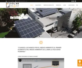 Solarprofitmx.com(Paneles solares Monterrey) Screenshot