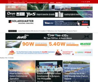 Solarquarter.com(SolarQuarter FirstView Media Ventures Pvt Ltd) Screenshot