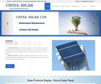 Solars-China.com(China Solar Ltd) Screenshot