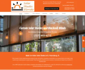 Solarshadesflorida.com(Blackout Roller Blinds St Petersburg) Screenshot