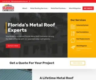 Solarshieldroofing.com(SolarShield Metal Roofing Company) Screenshot