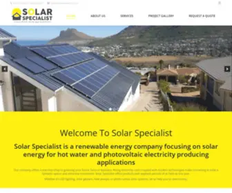 Solarspecialist.co.za(Best Solar Specialist in Cape Town) Screenshot