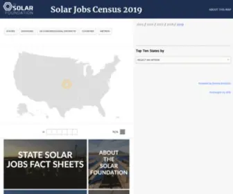 Solarstates.org(Solar Jobs Census 2019) Screenshot