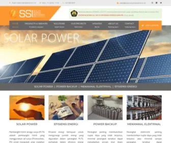 Solarsuryaindotama.co.id(Power Your Future) Screenshot