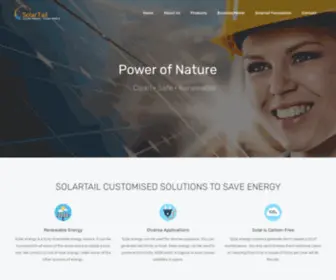 Solartail.com(Clean energy) Screenshot