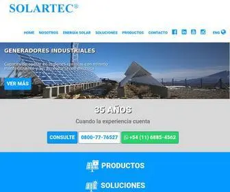 Solartec.com.ar(Energia Solar) Screenshot