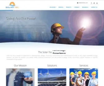 Solartec.com(Renewable Energy Solutions) Screenshot