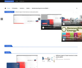 Solartechinfo.com(Utilization Training Blog) Screenshot