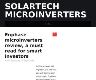 Solartechmicroinverters.com(Solar Technology) Screenshot